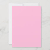 Minimalistisch script Hot Pink Modern Hens Party Kaart (Achterkant)