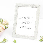 Minimalistisch Script Kaarten & Cadeaus Afdrukbare Poster