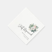 Minimalistisch script met Elegant Eucalyptus Bruil Servet (Hoek)