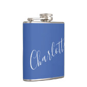 Minimalistisch script met persoonlijke naam Frans  Heupfles (Rechts)