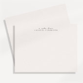 Minimalistisch script Personal Stationery Note Kaa Save The Date