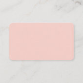 Minimalistisch Script RSVP QR Code Blush Roze Brui Informatiekaartje (Achterkant)