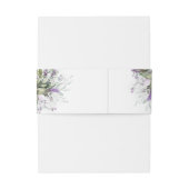 Minimalistisch script voor lavender Greenery Uitnodigingen Wikkel (Achterkant Voorbeeld)