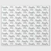 Minimalistisch script-Vrijgezellenfeest Cadeaupapier (Vlak)