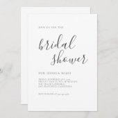 Minimalistisch Script-Vrijgezellenfeest Kaart (Voorkant / Achterkant)