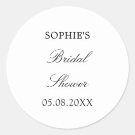 Minimalistisch Script-Vrijgezellenfeest Ronde Sticker