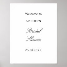 Minimalistisch Script Vrijgezellenfeest Welkom Pos