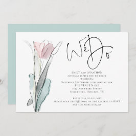 Minimalistisch Script We Do Photo QR Code Trouw In Kaart