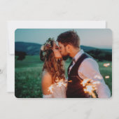 Minimalistisch script We hebben aankondiging van b (Achterkant)