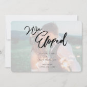 Minimalistisch script We hebben aankondiging van b (Voorkant)