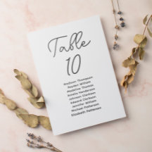 Minimalistisch Script zwart wit zitschema