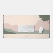 Minimalistisch sereen landschap bureaumat (Keyboard & Muis)