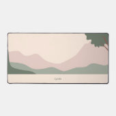 Minimalistisch sereen landschap bureaumat (Voorkant)