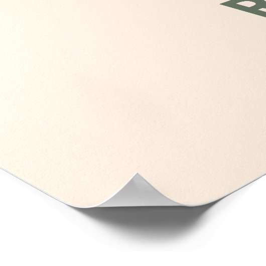 Minimalistisch sereen landschap poster (Hoek)