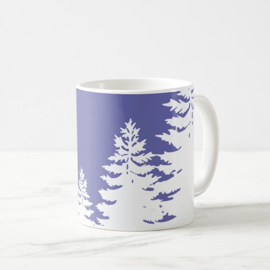 Minimalistisch silhouet koffiemok (Voorkant rechts)