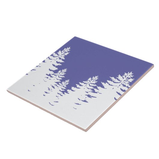 Minimalistisch silhouet tegeltje (Zijkant)