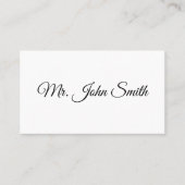 Minimalistisch simpel Romantisch Plaatskaartje (Voorkant)