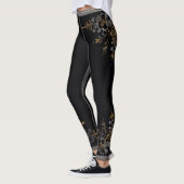 Minimalistisch simplistisch meisjesontwerp leggings (Links)