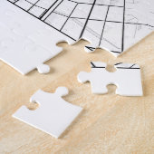 Minimalistisch Sint-Petersburg Legpuzzel (Zijkant)