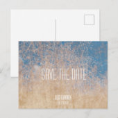 Minimalistisch Sky Grass Save the Date Briefkaart (Voorkant / Achterkant)