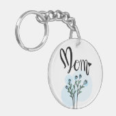 Minimalistisch Sleutelhanger Bloom & Grow (Voorkant Links)