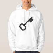 Minimalistisch  sleutelsilhouet hoodie (Voorkant)