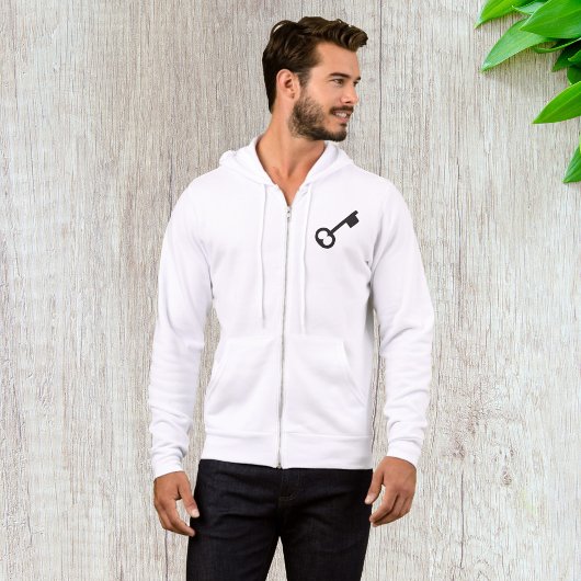 Minimalistisch sleutelsilhouet hoodie