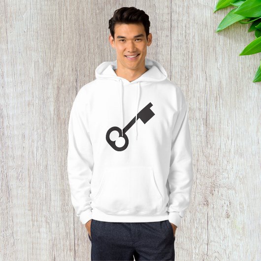 Minimalistisch  sleutelsilhouet hoodie