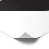 Minimalistisch sleutelsilhouet poster (Hoek)