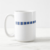 Minimalistisch Snowman Blue Grey Scarf Winter Koffiemok (Links)