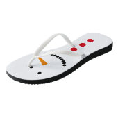 Minimalistisch Snowman Teenslippers (Schuin)