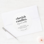 Minimalistisch Soy Candle Tin Label (Envelop)