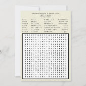 Minimalistisch sparen de Datum van het Onderzoek v Kaart (Voorkant)