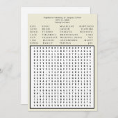 Minimalistisch sparen de Datum van het Onderzoek v Kaart (Voorkant / Achterkant)