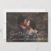 Minimalistisch Sparen de nieuwe de updatefoto van  Aankondiging (Voorkant)