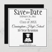 Minimalistisch sparen de Sjabloon van de Reunion v (Voorkant / Achterkant)