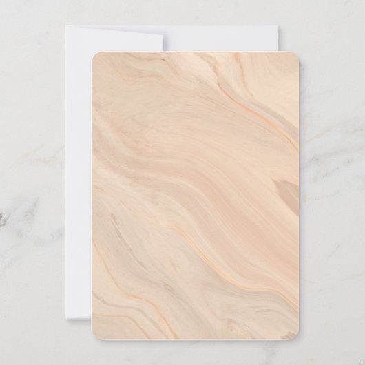 Minimalistisch sparen de Uitnodiging van de Datum (Achterkant)