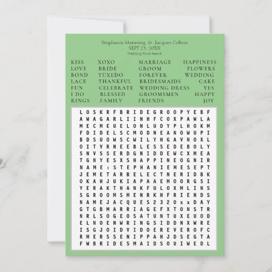 Minimalistisch sparen het Onderzoek van Word van d Kaart (Voorkant)