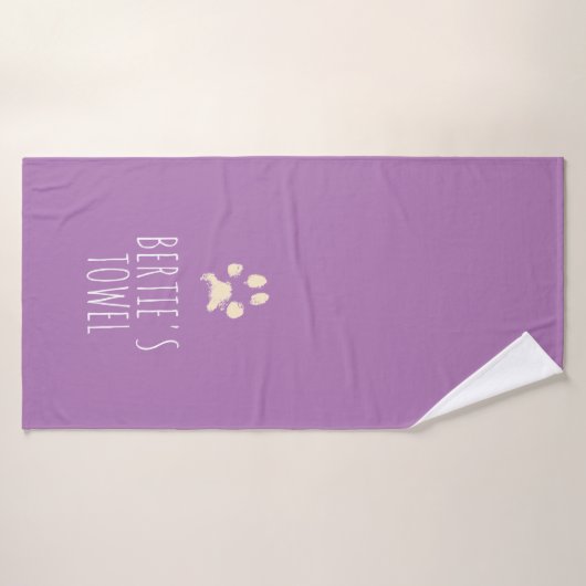 Minimalistisch speciaal aangepast pet voor schildp badhanddoek (Badhanddoek)