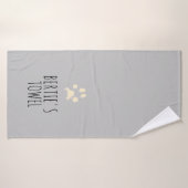 Minimalistisch speciaal aangepast pet voor schildp badhanddoek (Badhanddoek)