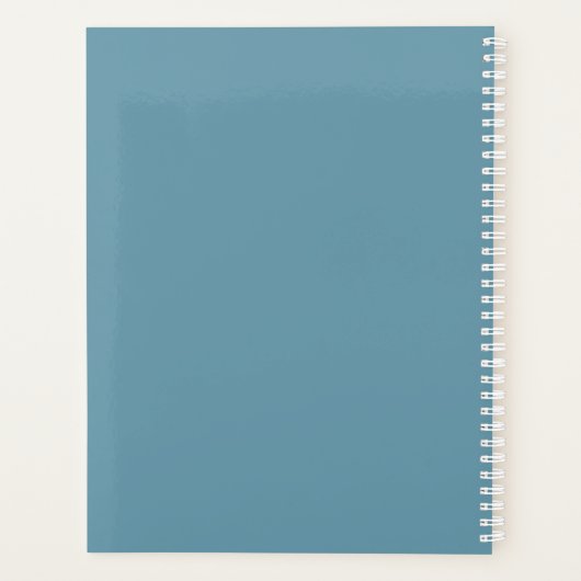 Minimalistisch speciaal gepersonaliseerde gulden a planner (Achterkant)