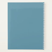 Minimalistisch speciaal gepersonaliseerde gulden a planner (Achterkant)