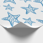 Minimalistisch Sterrenvis Kustpatroon (2) Cadeaupapier (Hoek)
