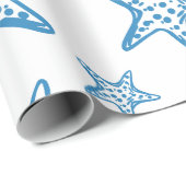 Minimalistisch Sterrenvis Kustpatroon (2) Cadeaupapier (Rol Hoek)