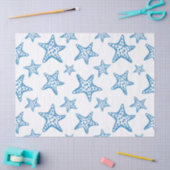 Minimalistisch Sterrenvis Kustpatroon (2) Tissuepapier (Craft)