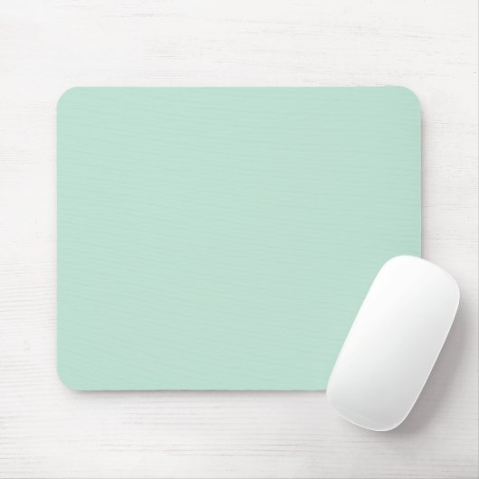 Minimalistisch stevige Seafoam-mint Muismat (Met muis)