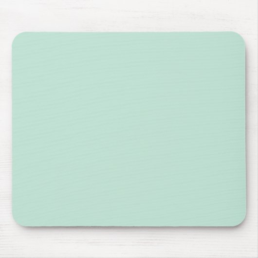 Minimalistisch stevige Seafoam-mint Muismat (Voorkant)