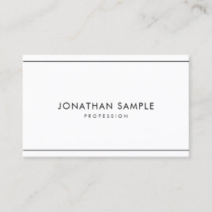Minimalistisch stijlvol, modern, eenvoudig visitekaartje