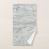 minimalistisch stijlvol, modern kerkgrijs marmer bad handdoek (Handdoek)