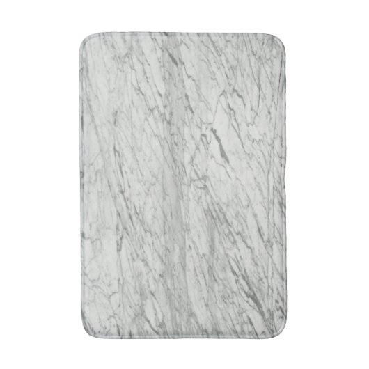 minimalistisch stijlvol, modern kerkgrijs marmer badmat (Voorkant Verticaal)